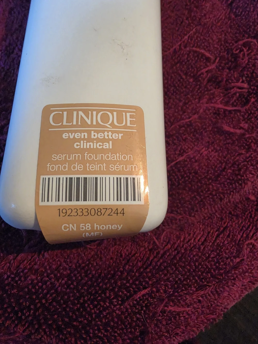 Clinique Even Better Clinical Serum Foundation CN 58 Honey –  6.7 fl oz Bottle